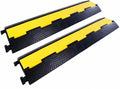 Rubber Cable Ramp Cord Cover 2-Channel 2 Pack - Heavy Duty Protection