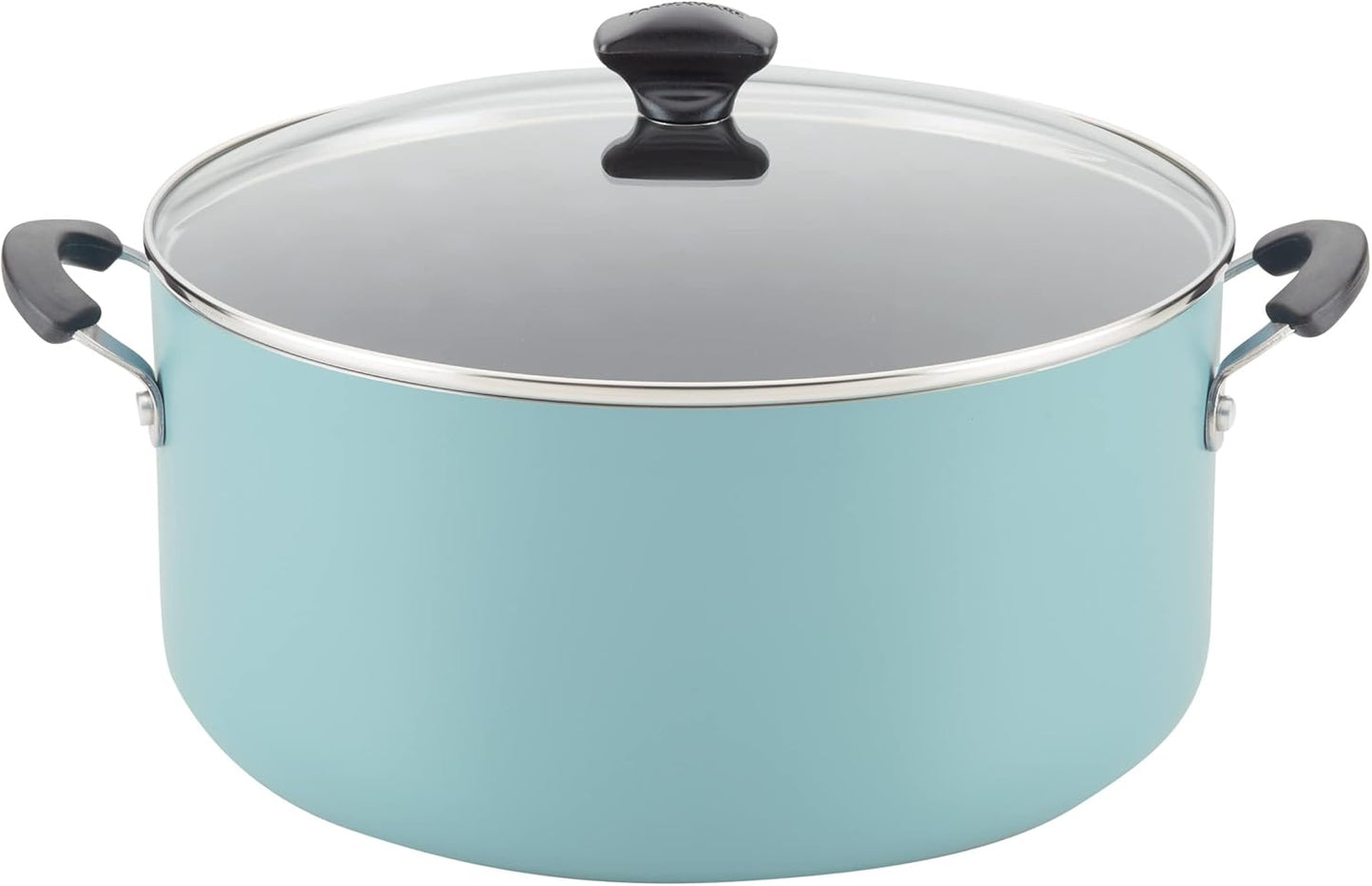Farberware Nonstick Stockpot with Lid, 10.5 Quart, Aqua Review