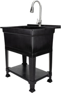 Freestanding Utility Tub Sink for Laundry, Garage, and More