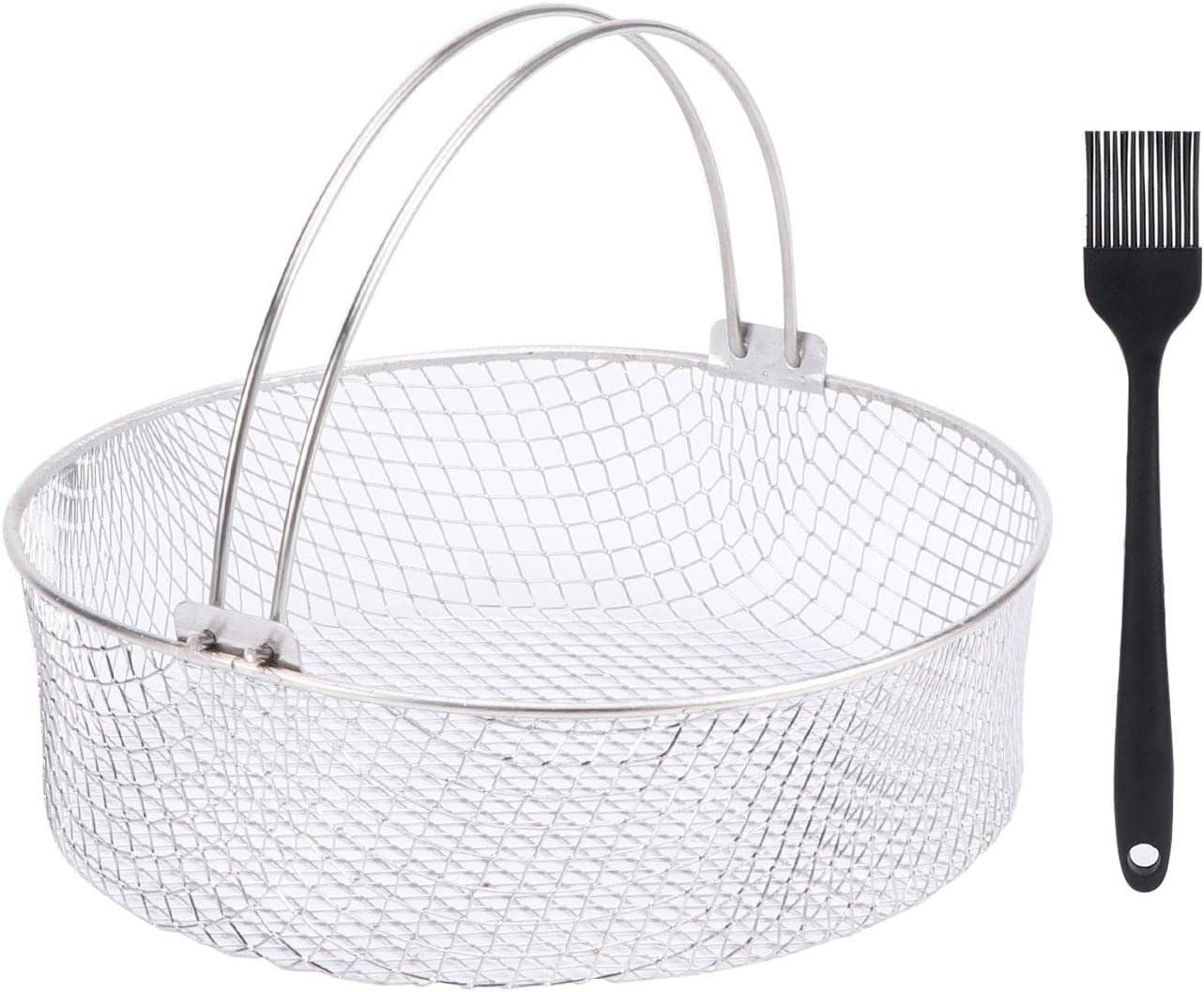 Stainless Steel Air Fryer Steamer Basket: Crispy & Healthy Cooking