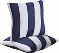 Decorative Outdoor Throw Pillows 18x18 in Pack of 2 - Weatherproof