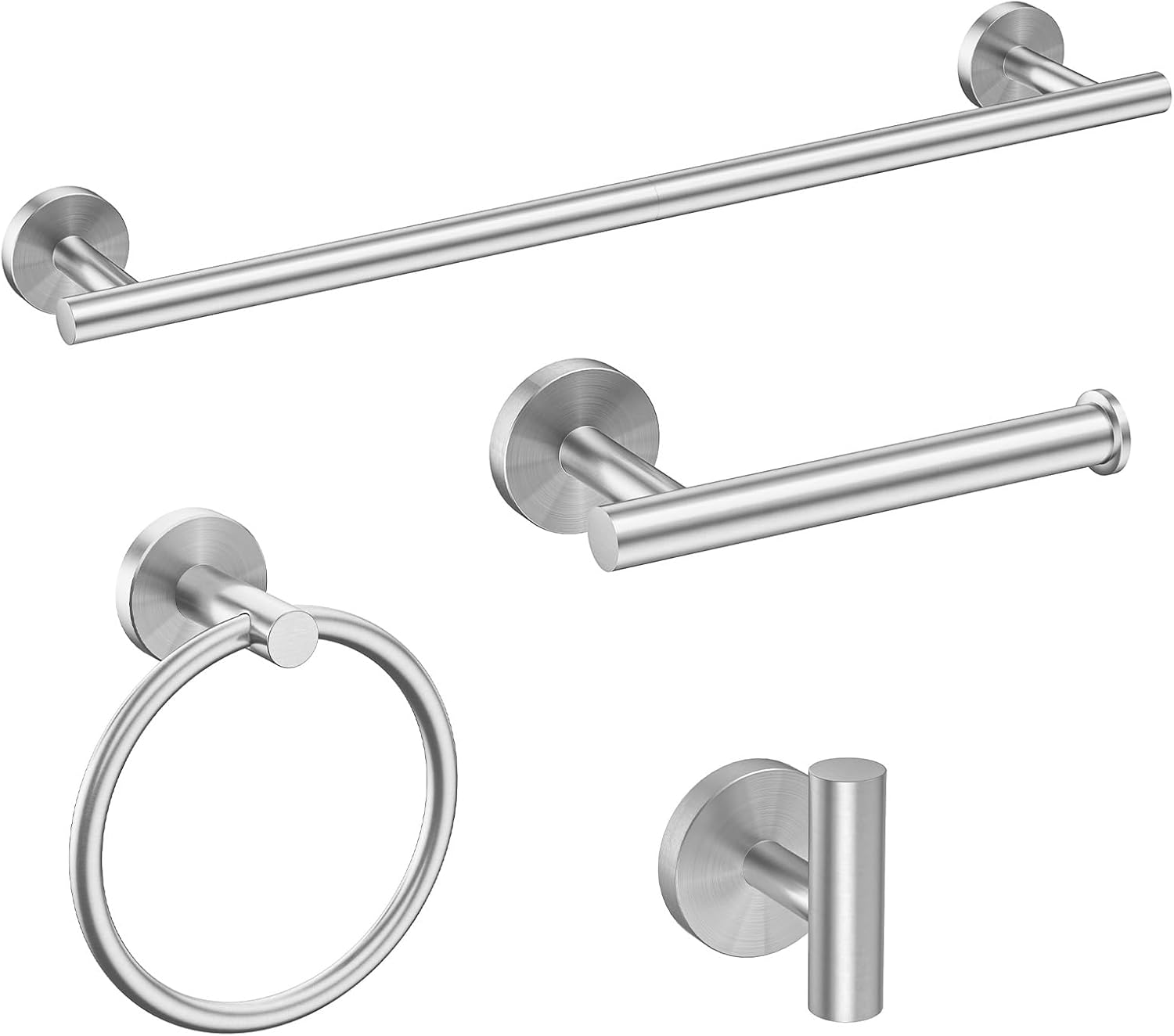 Modern 18-Inch Towel Bar Set for Stylish Bathroom Upgrade