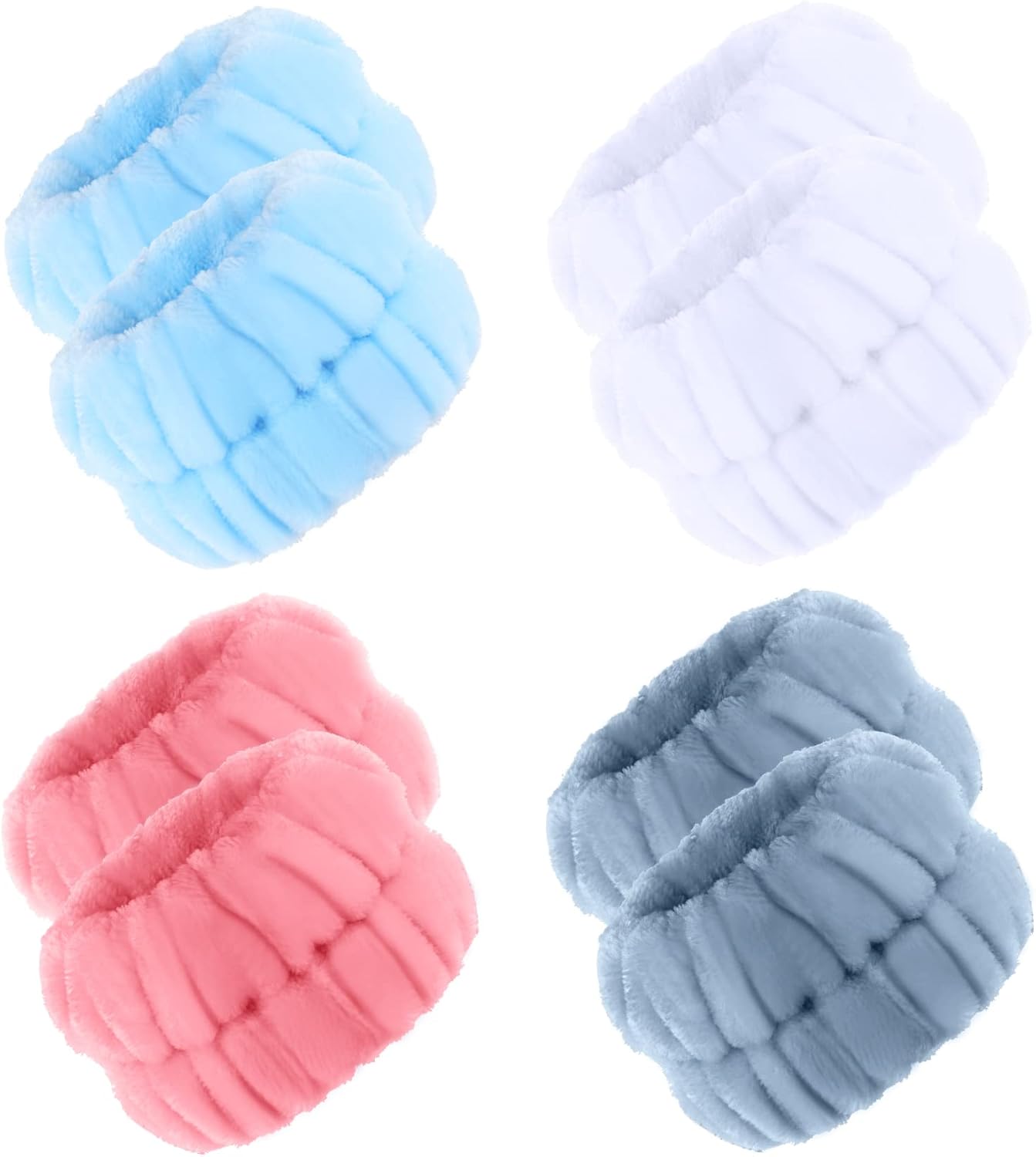 Prevent Spills with Microfiber Face Wash Wristbands