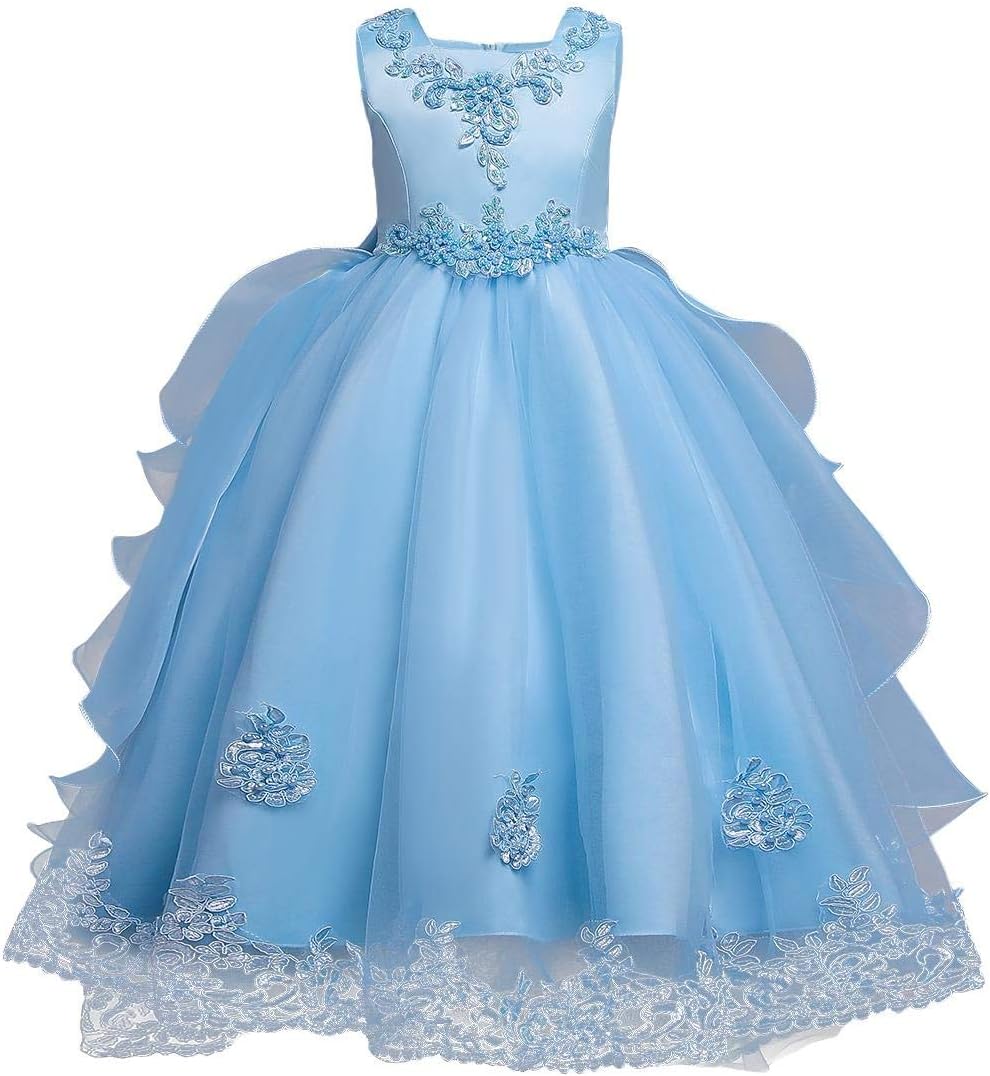 Elegant Flower Girl's Dress for Weddings and Special Occasions