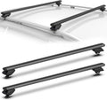 53 in Aluminum Roof Rack Cross Bars for Raised Side Rails - Holds 165