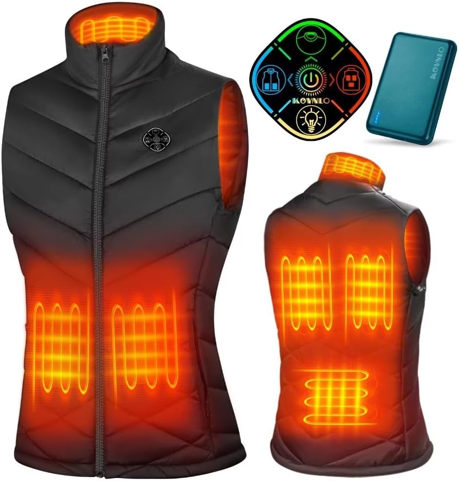 KOVNLO Heated Vest for Women with Smart Electric Features