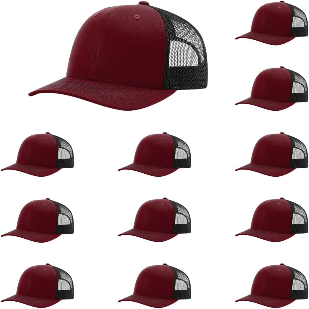 Richardson 112 Classic Six-Panel Adjustable Snapback Trucker Cap