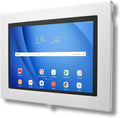 TABcare Metal Locking Case for Galaxy TAB A 10.1 2019 White - Kiosk