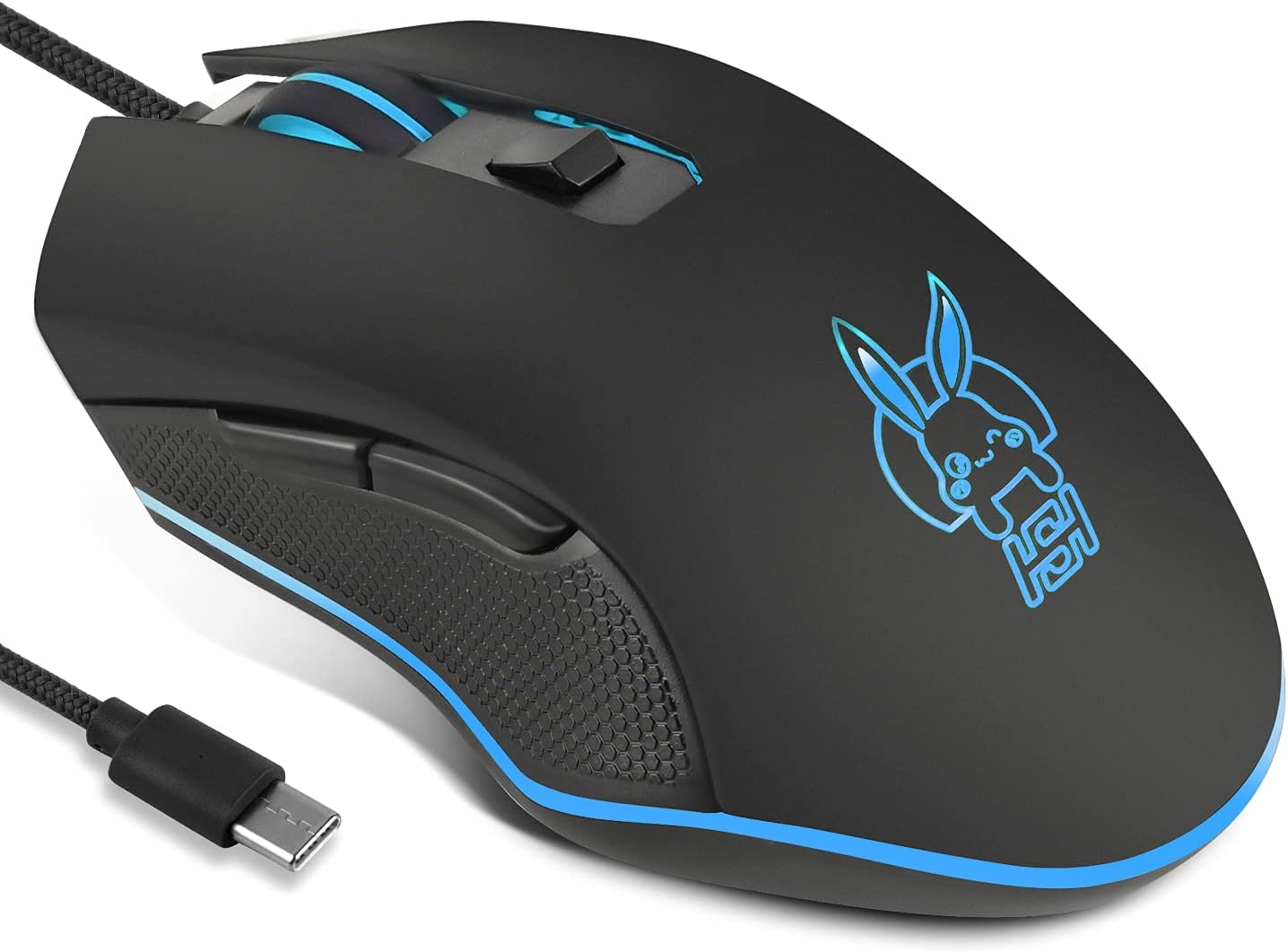 Huifen Silent RGB Gaming Mouse - Precision at 2400 DPI