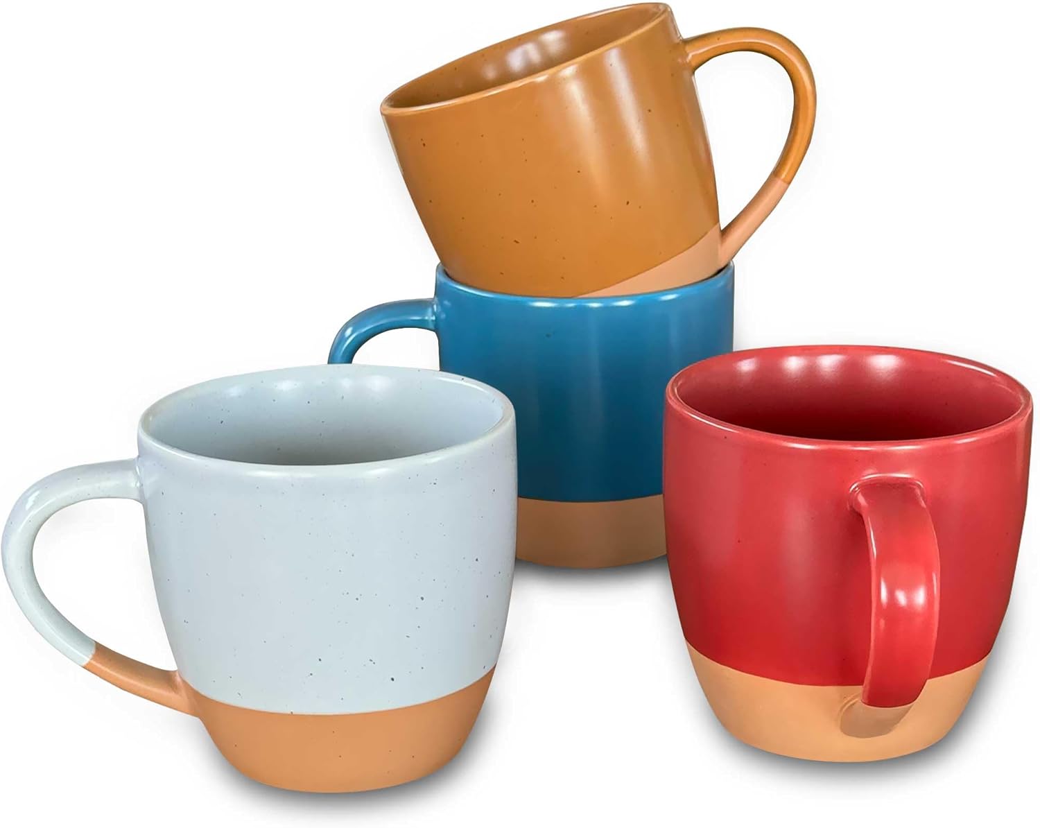 Mora Ceramic Artisan Matte Latte Mug Set - Unique Style & Comfort
