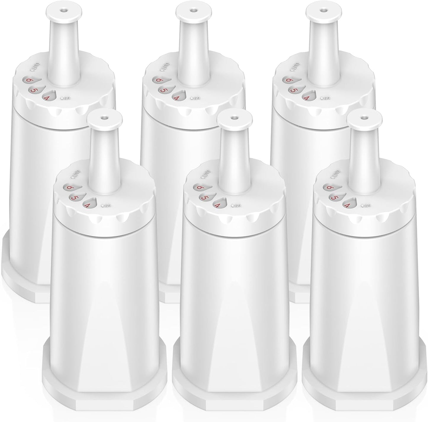 Filtered Espresso Bliss: 6-Pack LOTVOSA Water Filters for Breville Machines