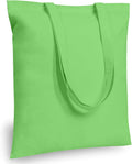 TOPDesign 24-Pack Baby Green Cotton Tote Bags for DIY