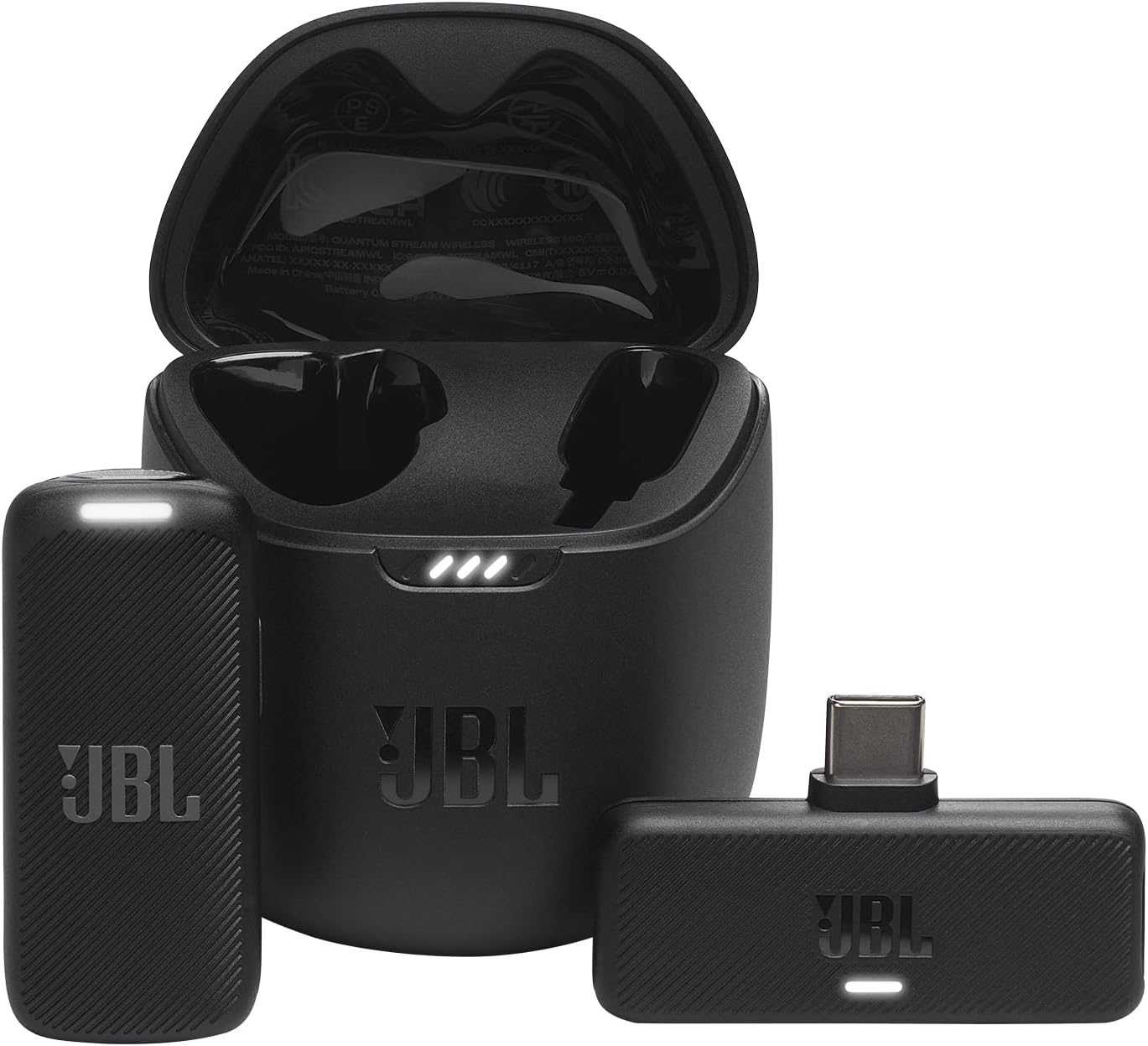 JBL Quantum Stream Wireless USB-C - Crystal Clear Recordings, 24HR Recording, Speed Charge