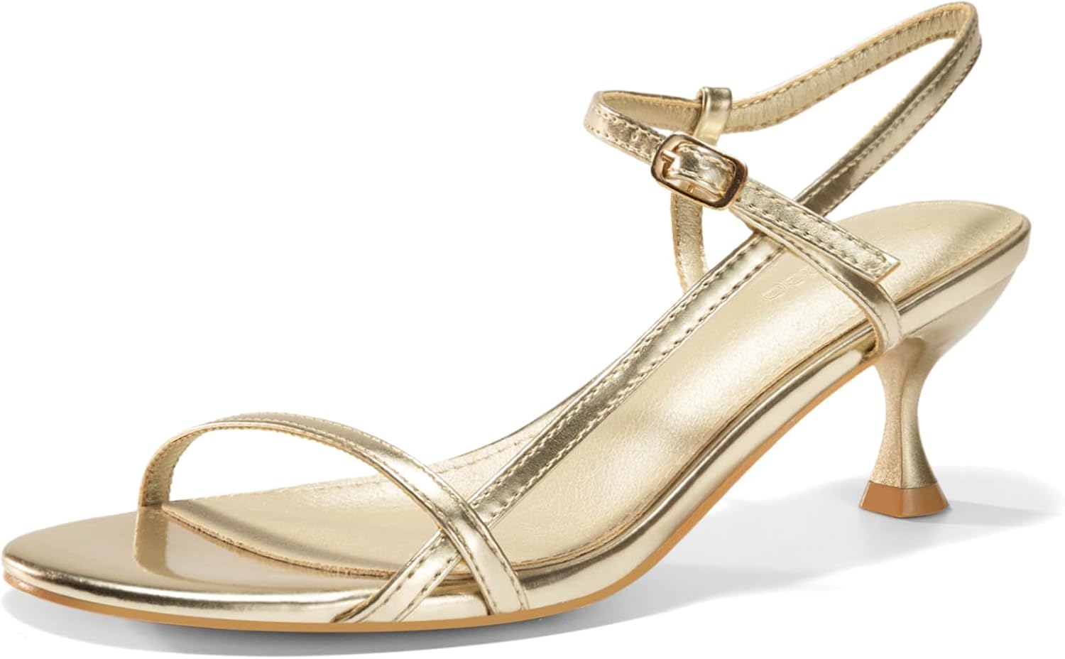Coutgo Womens Strappy Heeled Sandals for Elegant Occasions