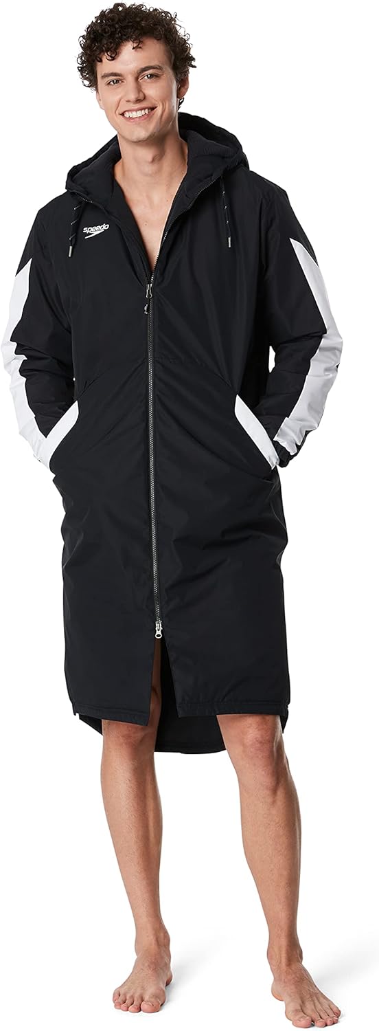 Speedo Unisex Adult Parka Jacket with Fleece Lining for Comfort