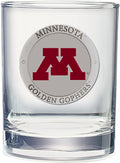 Heritage Pewter Minnesota Double Old Fashioned Glass 14 OZ - Heirloom
