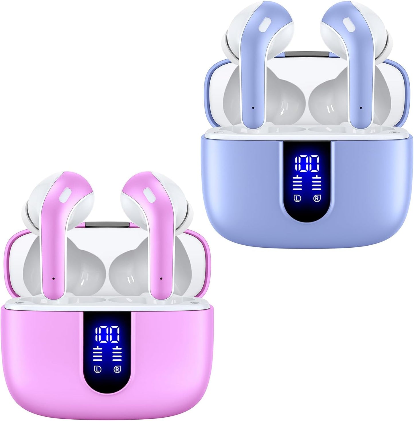 TAGRY True Wireless Earbuds: 60H Playback + Wireless Charging