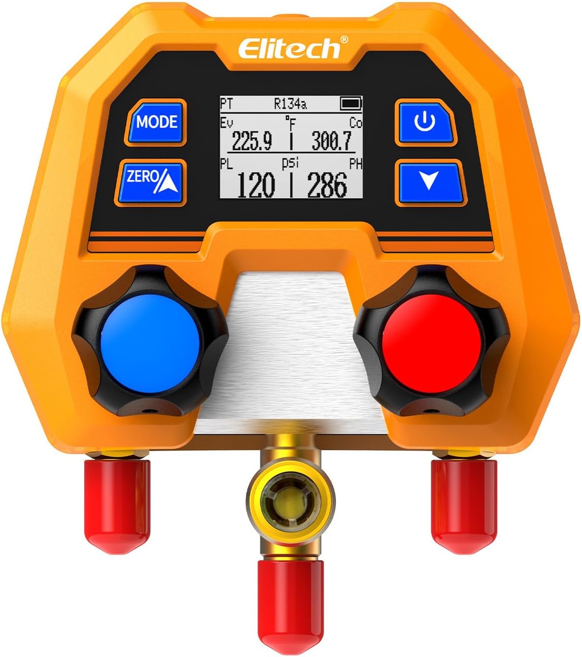 Elitech Digital Manifold Gauge for HVAC Systems - Accurate & Durable