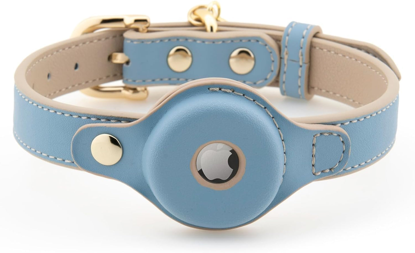 NINA WOOF Cupertino Dog Collar with Tracker Holder in Blue