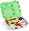 Kids Stainless Steel Bento Box with Silicone Lid for Lunch