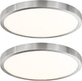 14 Inch Flush Mount LED Ceiling Light Fixture - Slim Dimmable Flush