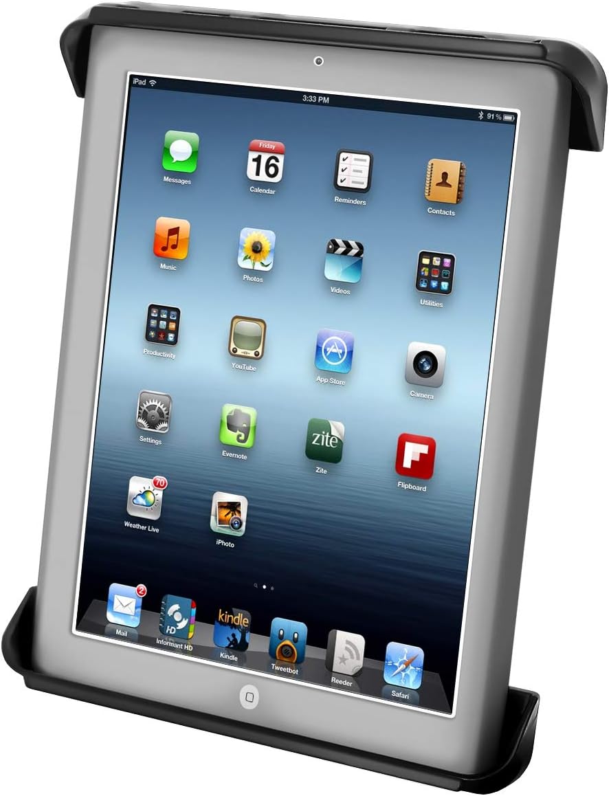RAM Mounts Tab-Tite Tablet Holder for iPad Gen 1-4 and More