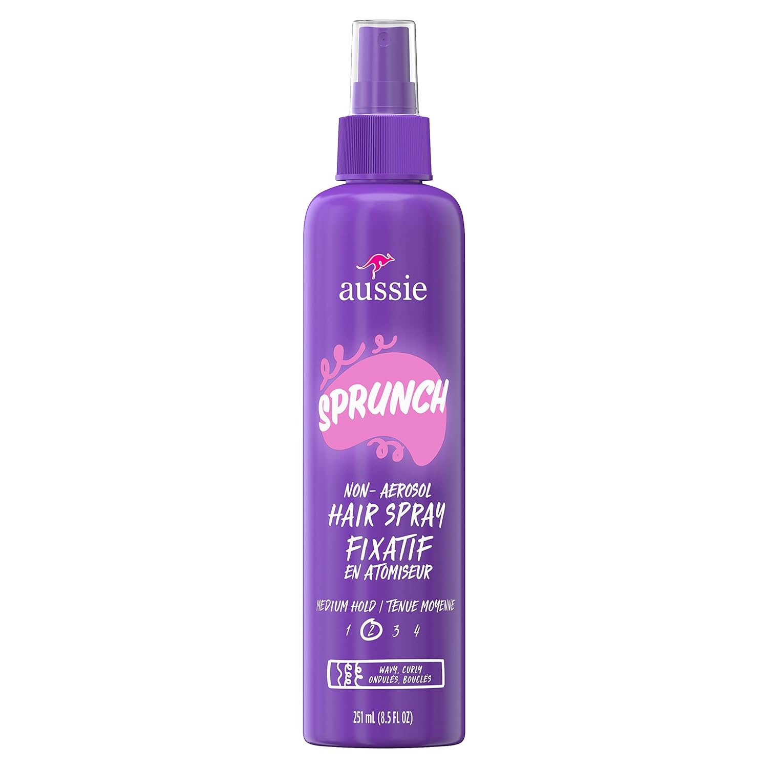 Aussie Sprunch Non-Aerosol Hair Spray - Curly & Wavy Hair, 8.5 oz