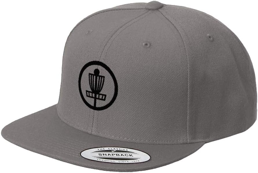 Speedy Pros Black Acrylic Disc Golf Snapback Cap