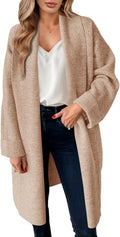 Long Chunky Cardigan Sweater for Women - Cozy Oversized Coatigan Shoes