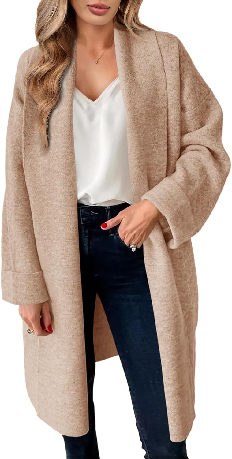 Saodimallsu Womens Long Cardigan Sweaters for Cozy Fall Style