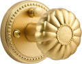 Gold Door Knobs 2 Pack Satin Brass Privacy Knob - Interior Lock