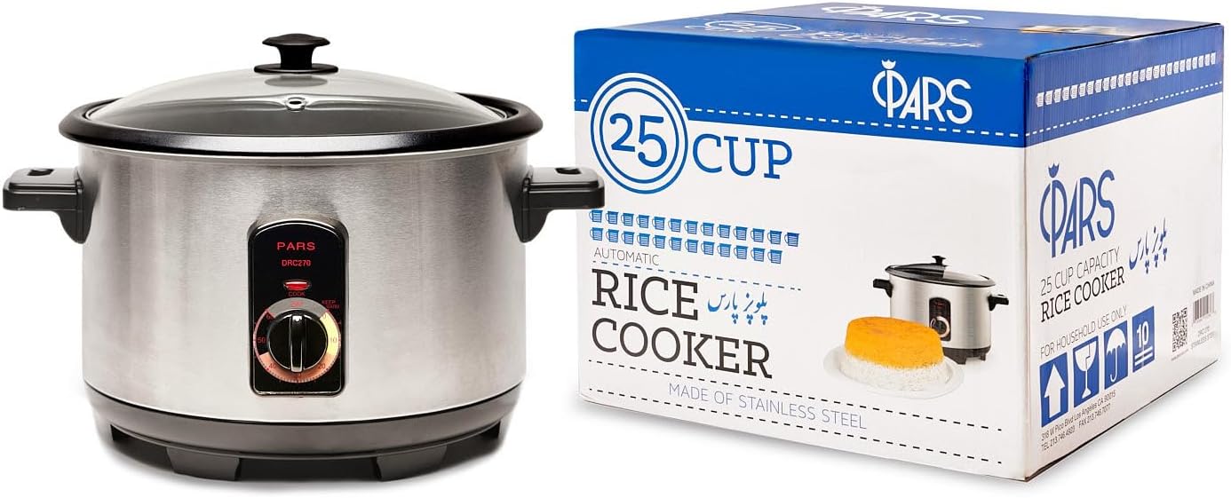 Pars Automatic Persian Rice Cooker for Perfect Tahdig Rice