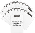 Dry Erase Wood Clipboard 20 Pack for Classroom and Office Use