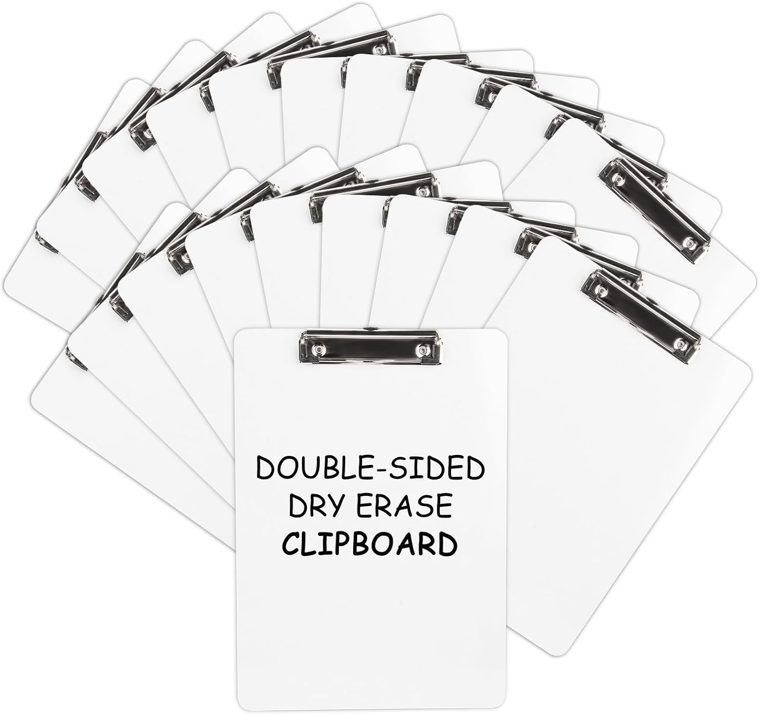 Dry Erase Wood Clipboard 20 Pack for Classroom and Office Use