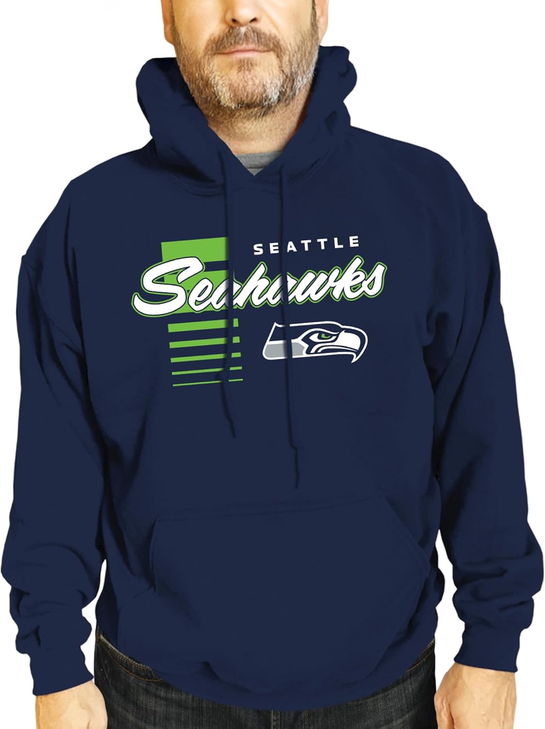 NFL Retro Script Ultra Soft Fleece Hooded Sweatshirt for Fans