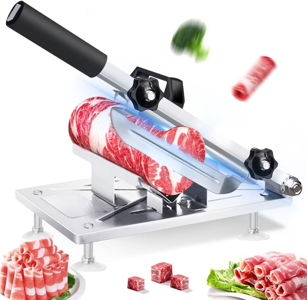 Manual Frozen Meat Slicer for Effortless Home Cooking Delights
