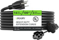 Outdoor Extension Cord 100 ft Black 14/3 SJTW - Heavy Duty Reach
