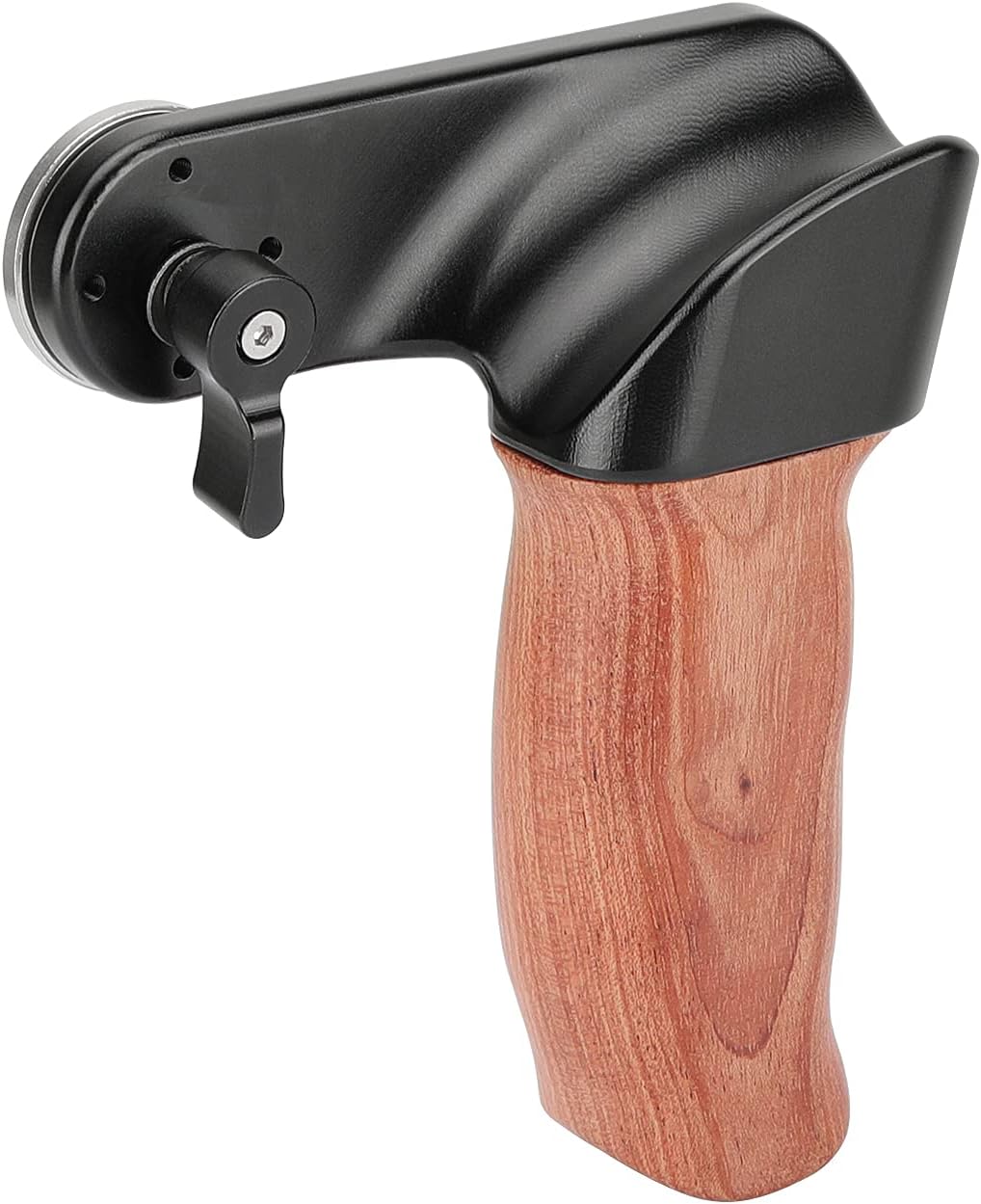 CAMVATE Ergonomic Wooden Hand Grip for Camera Shoulder Mount Rig