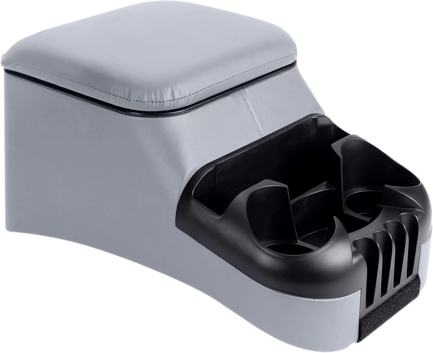 Center Console for Truck Bench Seats - Vehicle Organizer in Gray