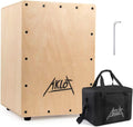 AKLOT Cajon Drum Box 10in Cajons Percussion Instrument - Compact Jam