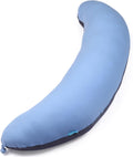 BYRIVER 43in C Shaped Body Pillow for Adults - Supportive Side Sleeper