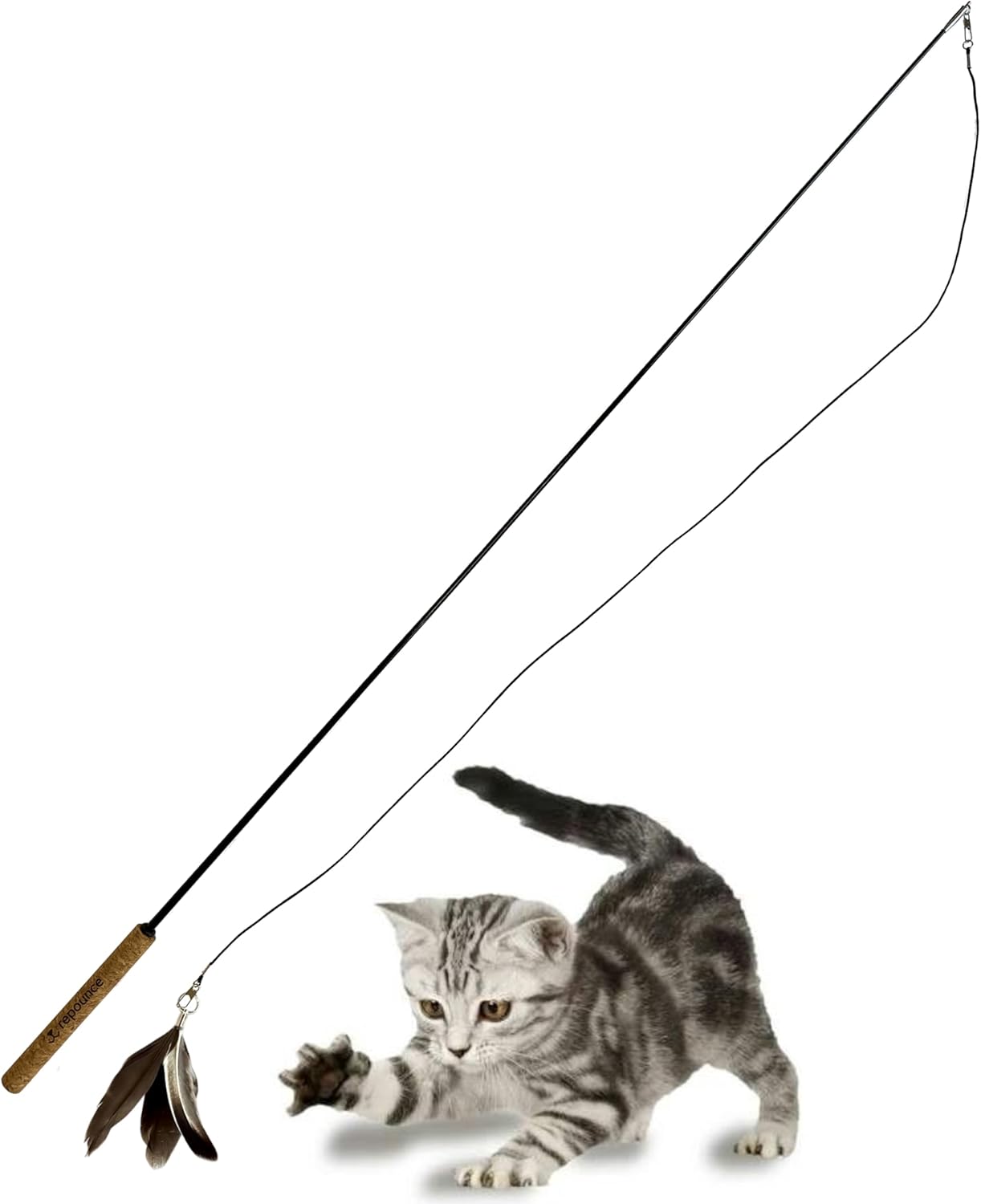 Forever Stick - The Unbreakable Cat Teaser Wand for Cats