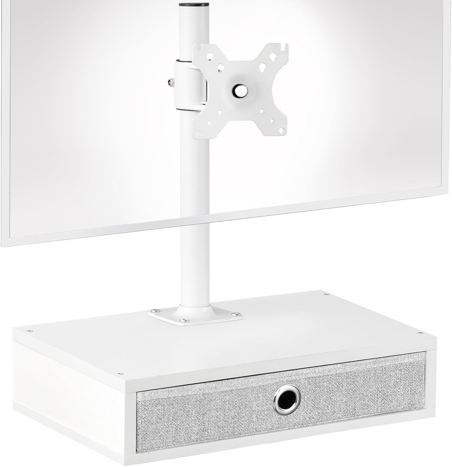 TEAMIX Freestanding Monitor Stand with Storage Drawer – GearMustHave