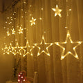 Twinkle Star 138 LED Curtain Lights - 8 Modes Ramadan & Holiday Decor