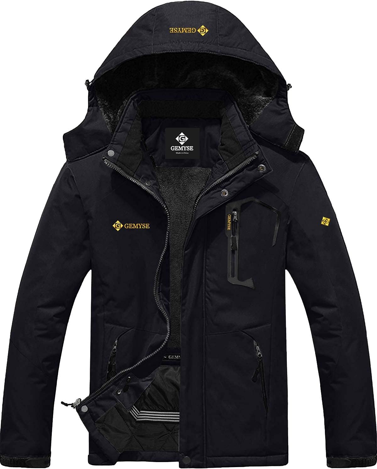 GEMYSE Men's Waterproof Ski Jacket