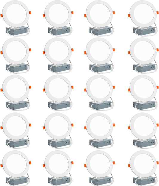 20Pack 6 Inch Ultra-Thin LED Recessed Ceiling Light Review