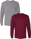Gildan DryBlend Long Sleeve T-Shirt 2-Pack for Men - Moisture Wicking