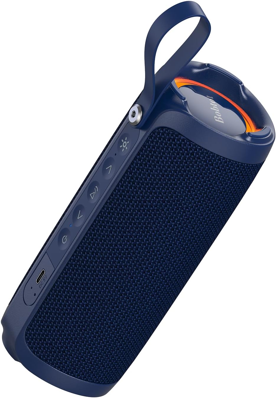 Bobtot Portable Bluetooth Speaker with Punchy Bass and RGB Lights