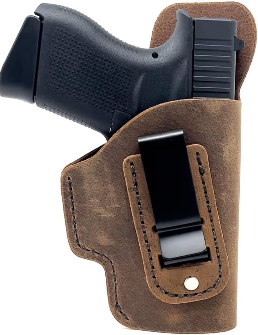 Inside The Waistband Leather Holster for Comfortable Concealed Carry