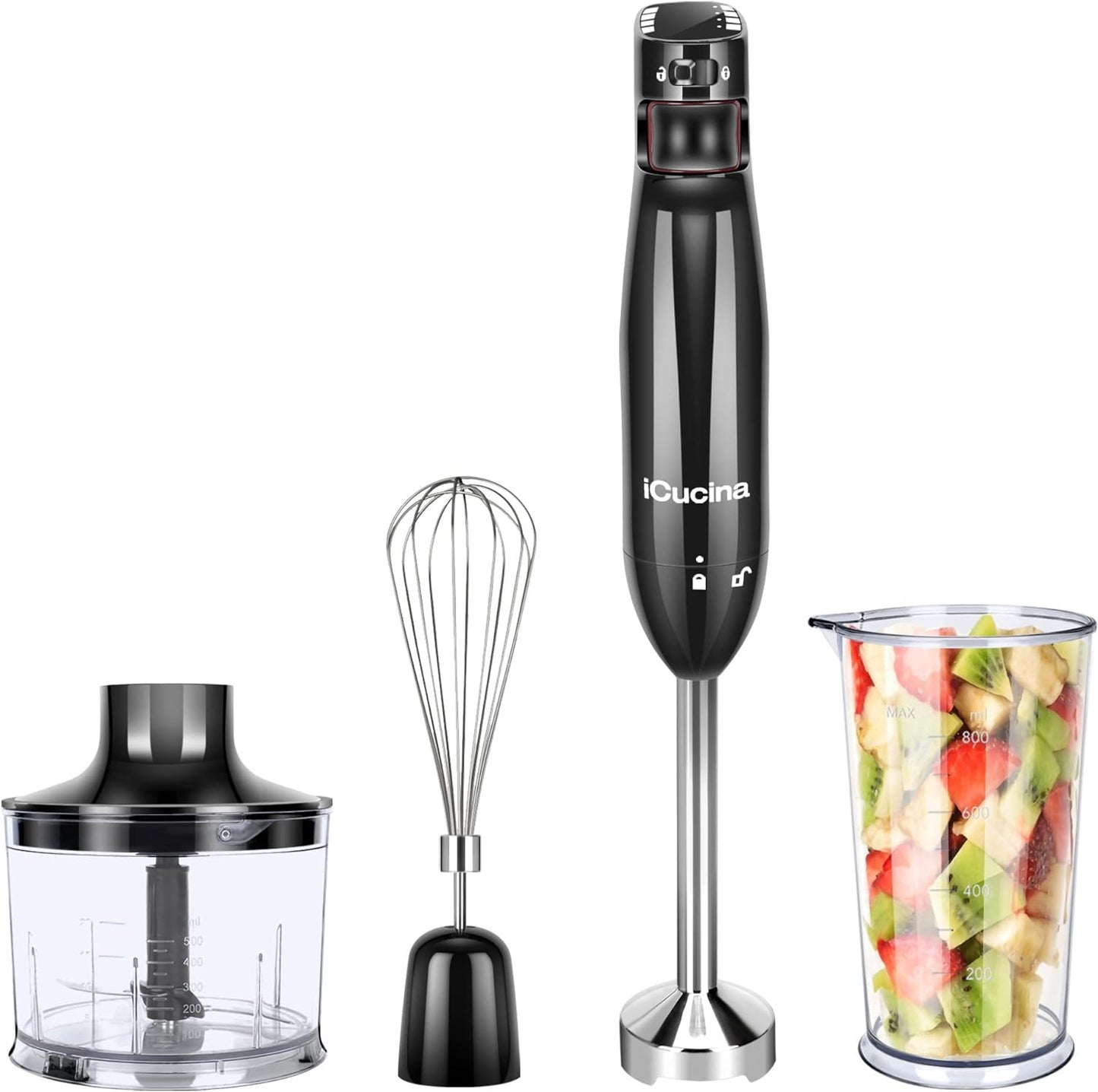 iCucina 4-in-1 Hand Blender - 400W Power!